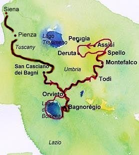 Tuscany Umbria Biking Tour