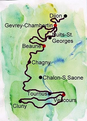 Burgundy Biking Tour